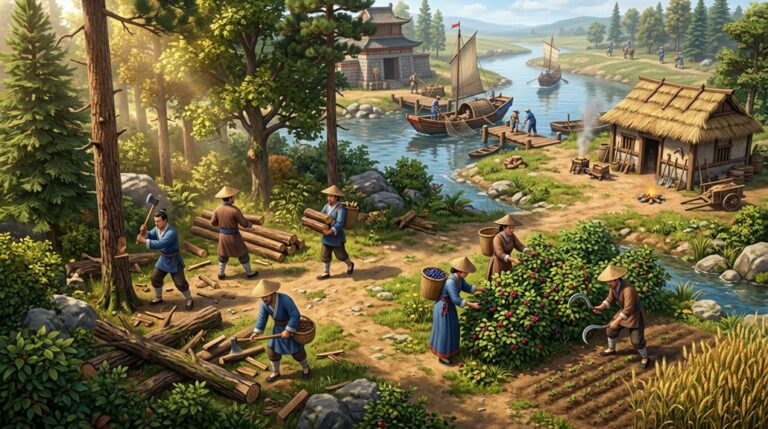 early chinese village strategy